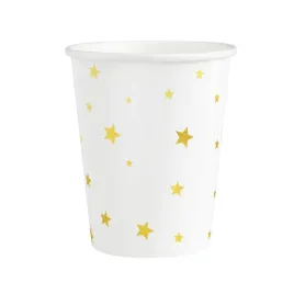 komplet-kubek-bialy-w-zlote-gwiazdki-220ml-6szt-na-przyjecie-urodziny