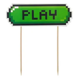 dekoracja-topper-na-tort-game-on-play-na-przyjecie-urodziny