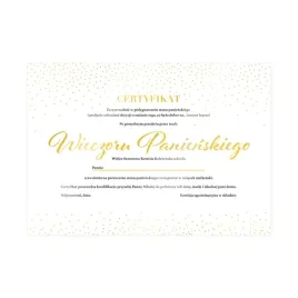 certyfikat-wieczor-panienski-gold-dla-przyszlej-panny-mlodej