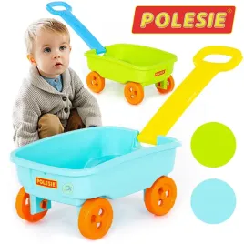 uniwersalny-wozek-z-raczka-wader-polesie-kolor-turkus-dla-dzieci