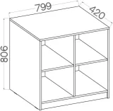 szafka-malta-101-regal-80cm-dab-artisan-stan-nowy