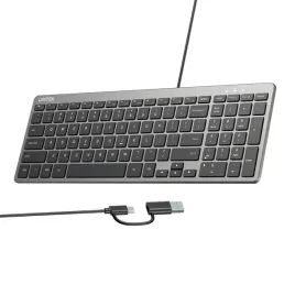 unitek-slimtap-lekka-klawiatura-przewodowa-biurowa-usb-c-usb-a