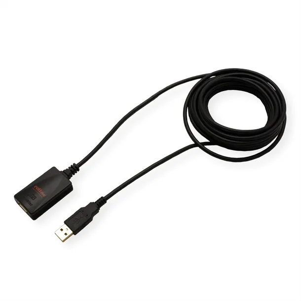 przedluzacz-usb-2-0-roline-czarny-5-m-stan-nowy