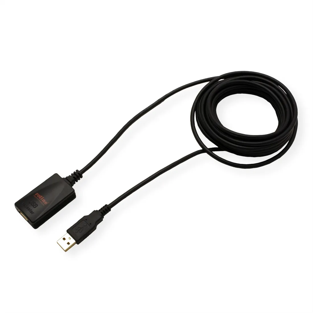 przedluzacz-usb-2-0-roline-czarny-5-m