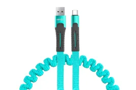 kabel-usb-c-do-ladowania-quick-charge-sprezynowy-nylon-amio-uc-14-12m