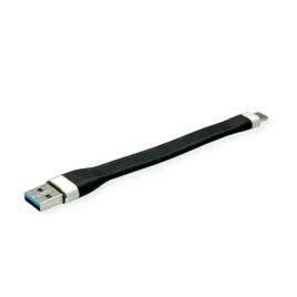 roline-kabel-usb-3-2-gen-1-silicon-a-c-m-m-czarny-11-cm
