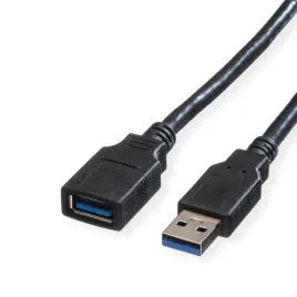 kabel-roline-usb-3-2-gen-1-typ-a-a-m-f-czarny-08-m