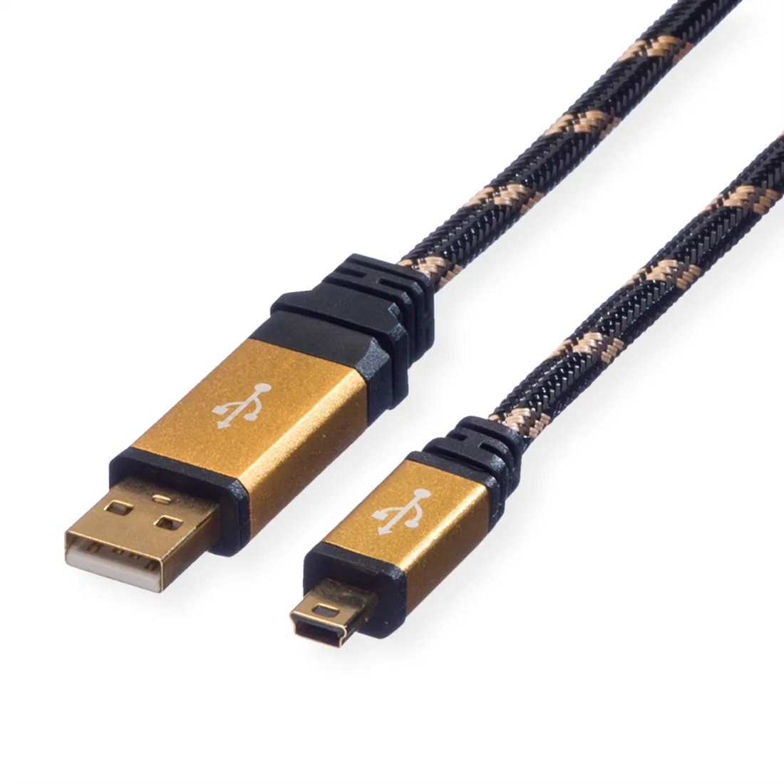 kabel-roline-gold-usb-2-0-typ-a-5-pin-mini-08-m
