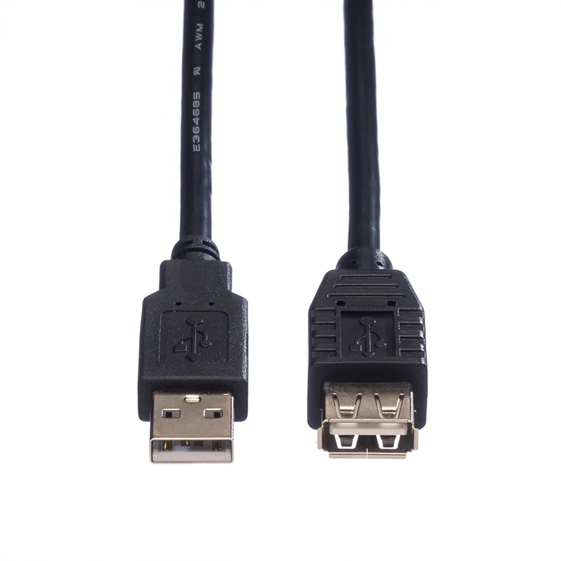 roline-usb-2-0-kabel-zwart-3-m