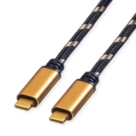 roline-gold-kabel-usb4-gen3x2-z-emark-c-c-m-m-100w-czarny-zloty-1-m