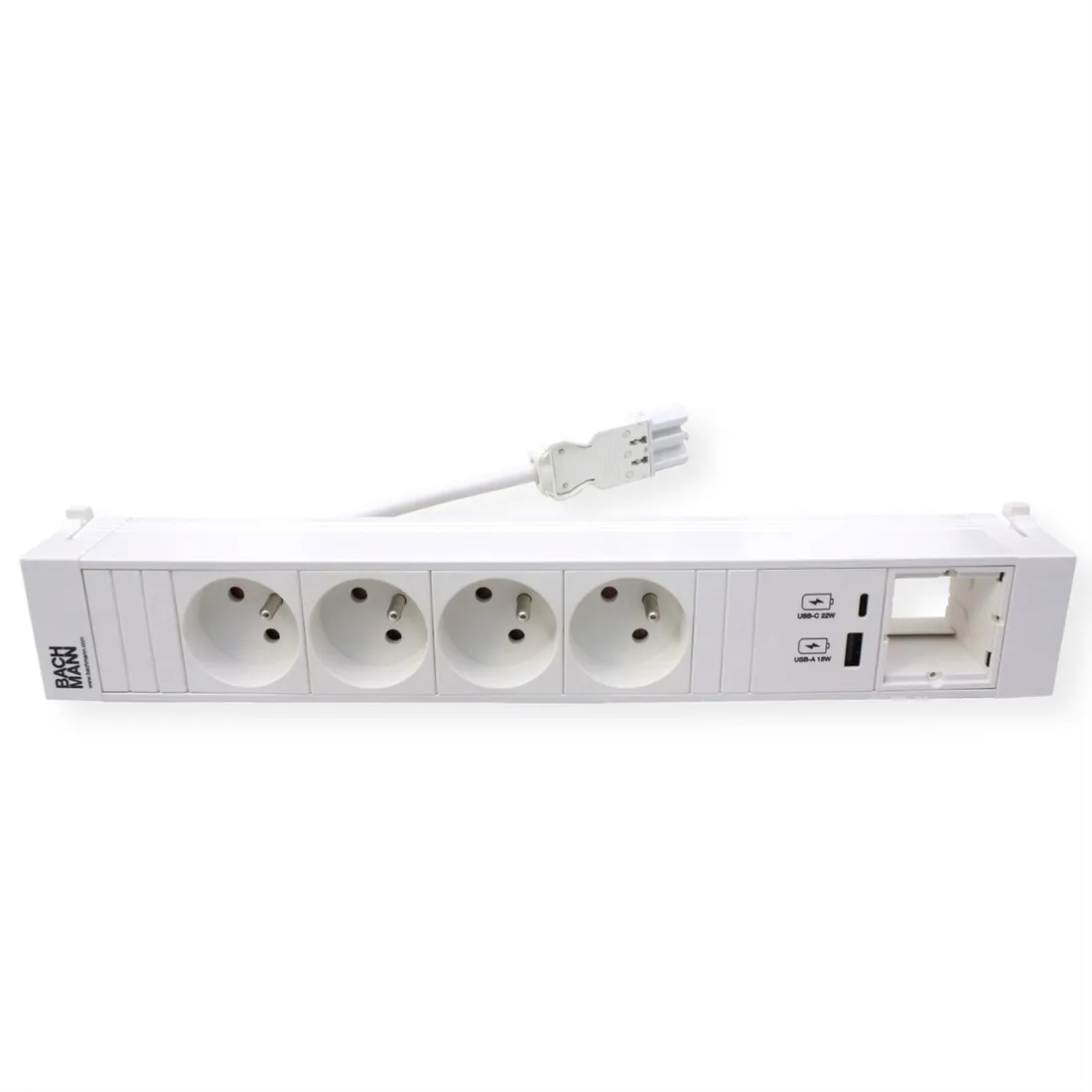 bachmann-power-frame-4xute-1xusb-a-c-22w-0-2m-gst18