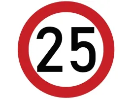 naklejka-laminowana-limit-predkosci-25-km-h-czerwona-obwodka-tab25