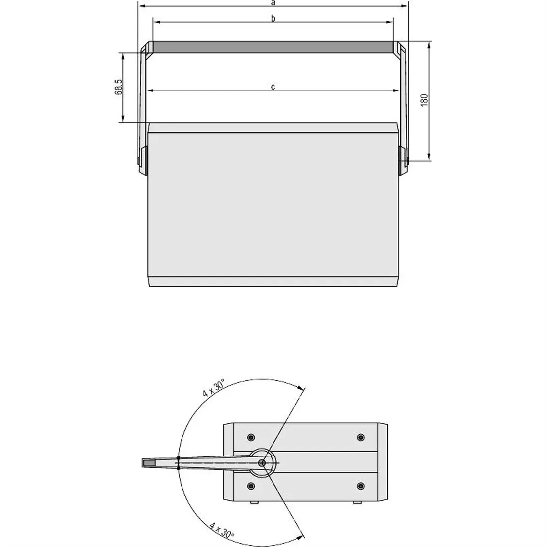 uchwyt-schroff-compacpro-3-4-he-63-hp