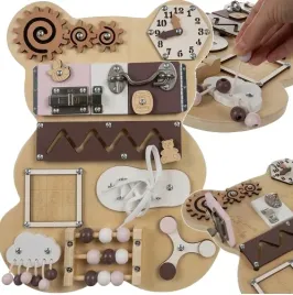 tablica-manipulacyjna-sensoryczna-montessori-misio-mis-brazowa-dla-dzieci