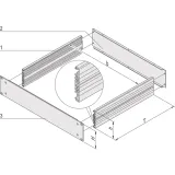 schroff-multipacpro-19-chassis-basic-kit-4-he-diepte-460-mm-marka-schroff