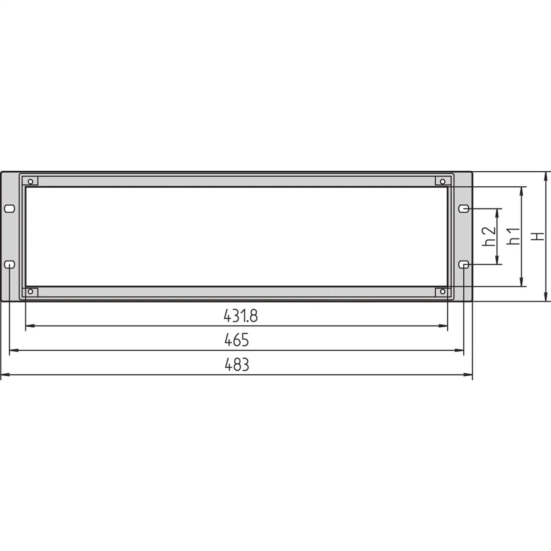 schroff-inpac-19-chassis-3-u-84-hp-2545-mm