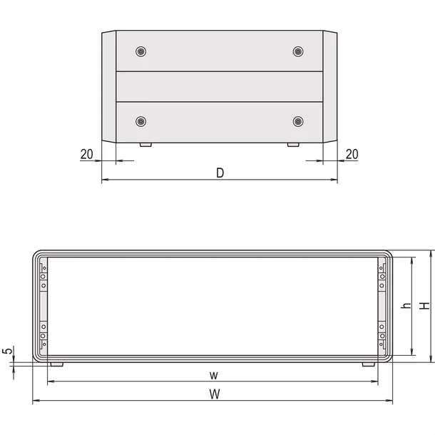 schroff-compacpro-complete-desktop-case-nieekranowana-3-u-84-hp-511-mm-marka-schroff