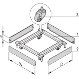 schroff-varistar-mobile-base-plinth-600w-600d