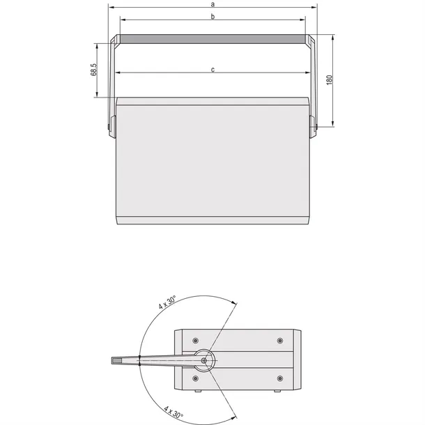 schroff-compacpro-tip-up-handle-2-u-84-hp-kod-producenta-26-15-5848