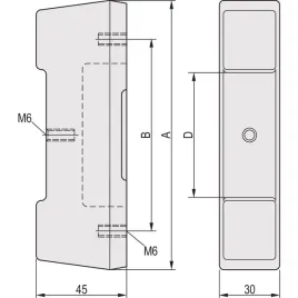schroff-compacpro-tylna-stopka-3-hu-podwyzszona-45-mm-czarna