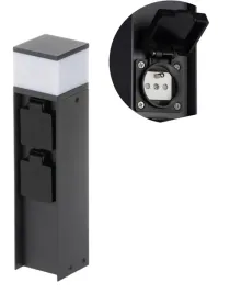 slupek-ogrodowy-oswietleniowy-gniazda-elektryczne-dasten-g9-30cm-czarny