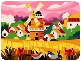 obraz-malowanie-po-numerach-dla-dzieci-rama-w-zestawie-50x40-wioska-mlyn-pt