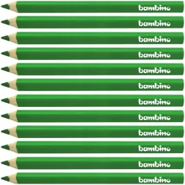 kredka-bambino-trojkatna-w-drewnianej-oprawie-gruba-jumbo-zielona-12-sztuk