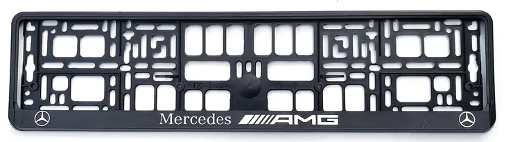RAMKA POD TABLICĘ REJESTRACYJNĄ 3D MERCEDES AMG 2 SZT.
