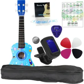 ukulele-sopranowe-rakiety-pokrowiec-struny-kostki-stroik-akordy-zestaw
