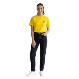 koszulka-damska-zara-bawelniana-zolta-t-shirt