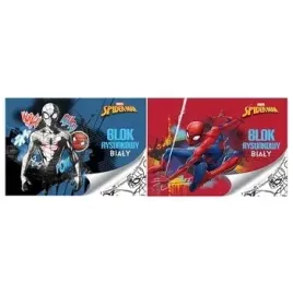 blok-rysunkowy-bialy-a4-20k-z-pierwsza-strona-do-kolorowania-spider-man