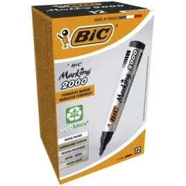 bic-marking-2000-ecolutions-marker-czarny-okragla-koncowka-pudelko-12szt
