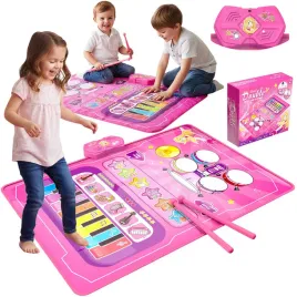 mata-muzyczna-pianinko-i-perkusja-z-2-paleczkami-zabawka-do-gry-dla-dzieci