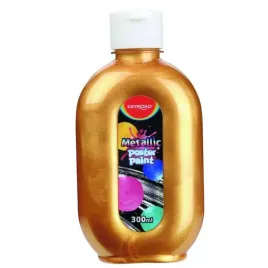 farba-plakatowa-300ml-keyroad-metaliczna-zlota