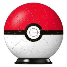 puzzle-3d-kula-pokemon-54-elementy-czerwona