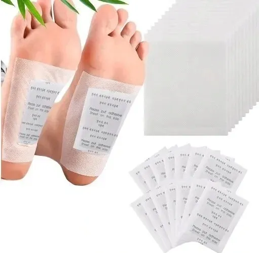 100x PLASTER PLASTRY OCZYSZCZAJĄCE Z TOKSYN NA STOPY TOKSYNY DETOX KINOKI