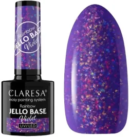 rainbow-jello-base-violet-claresa-z-dodatkiem-kawalkow-polyskujacej-folii
