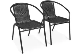 2x-krzesla-technorattanowe-na-balkon-taras-do-ogrodu-bistro-patio-czarne