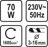 ostrzalka-do-wiertel-70w-73470-stan-nowy-waga-narzedzia-1-8-kg