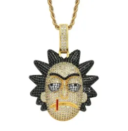 naszyjnik-wisiorek-rick-and-morty-zloty-streetwear-prezent
