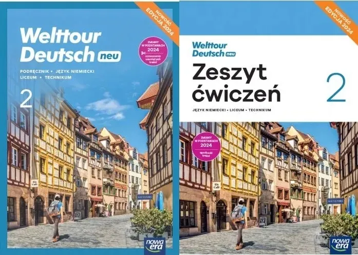 ZESTAW Welttour Deutsch 2 NEon Podręcznik + Ćwoiczenie