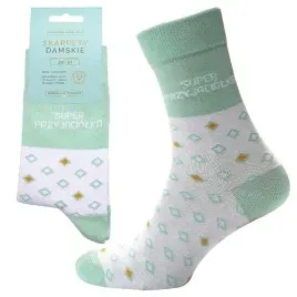 be-happy-gifts-skarpety-super-przyjaciolka-mietowe-rozmiar-36-39