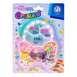 koraliki-do-bransoletek-motyl-250szt-z-gumka-2m-astra-papiernicze