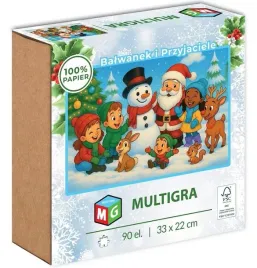 multigra-puzzle-swiateczne-90-elementow-balwanek-i-przyjaciele