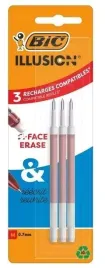wklady-zelowe-bic-illusion-czerwone-07-mm-zestaw-3-sztuki