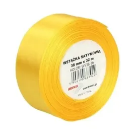 brewis-wstazka-satynowa-zolta-38-mm-x-32-m