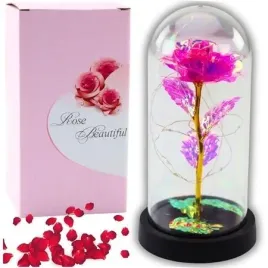 leantoys-wieczna-roza-w-kopule-z-led-rozowa-dekoracja-21-cm