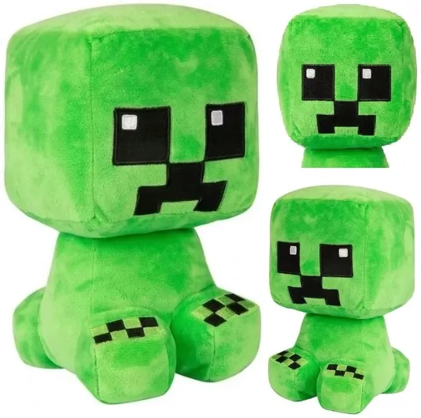 DUŻA MASKOTKA MINECRAFT CREEPER BABY 25 cm PLUSZOWA PRZYTULANKA PLUSZAK