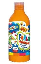 bambino-farba-plakatowa-pomaranczowa-500-ml-st-majewski-bezpieczna-dla-d