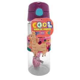 bidon-dzieciecy-cool-super-dziewczyna-480-ml-mcd-z-gumowa-opaska